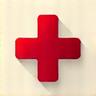 Icon of a cross or star of life, symbolizing urgent care